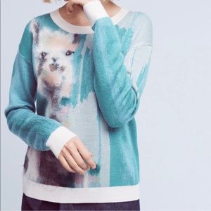 🎉HP🎉Anthropologie Llama Sweater